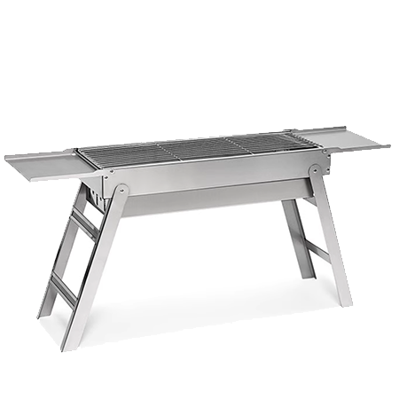 Poêle à barbecue pliable minimaliste au charbon de bois