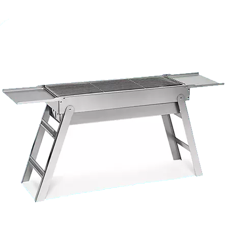 Po&ecirc;le &agrave; barbecue pliable minimaliste au charbon de bois
