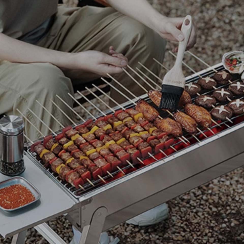Barbecue de camping