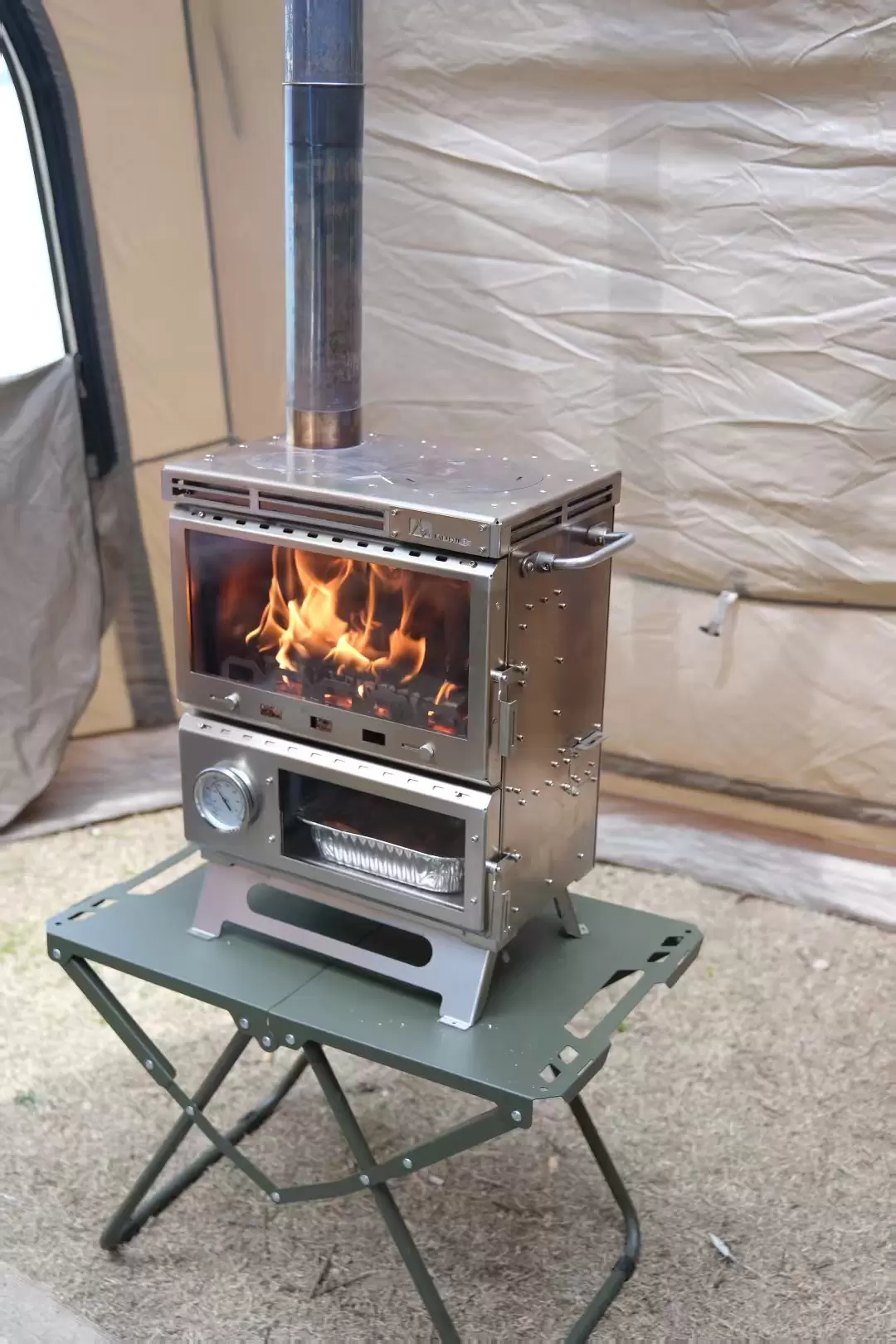 Four de camping multifonctionnel tout-en-un