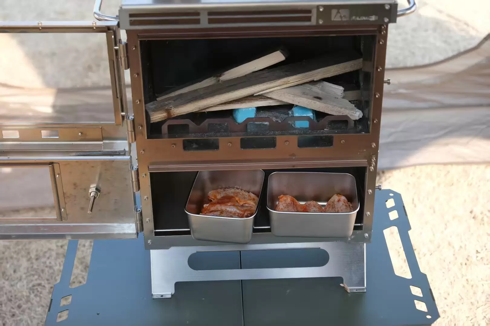 Four de camping multifonctionnel tout-en-un