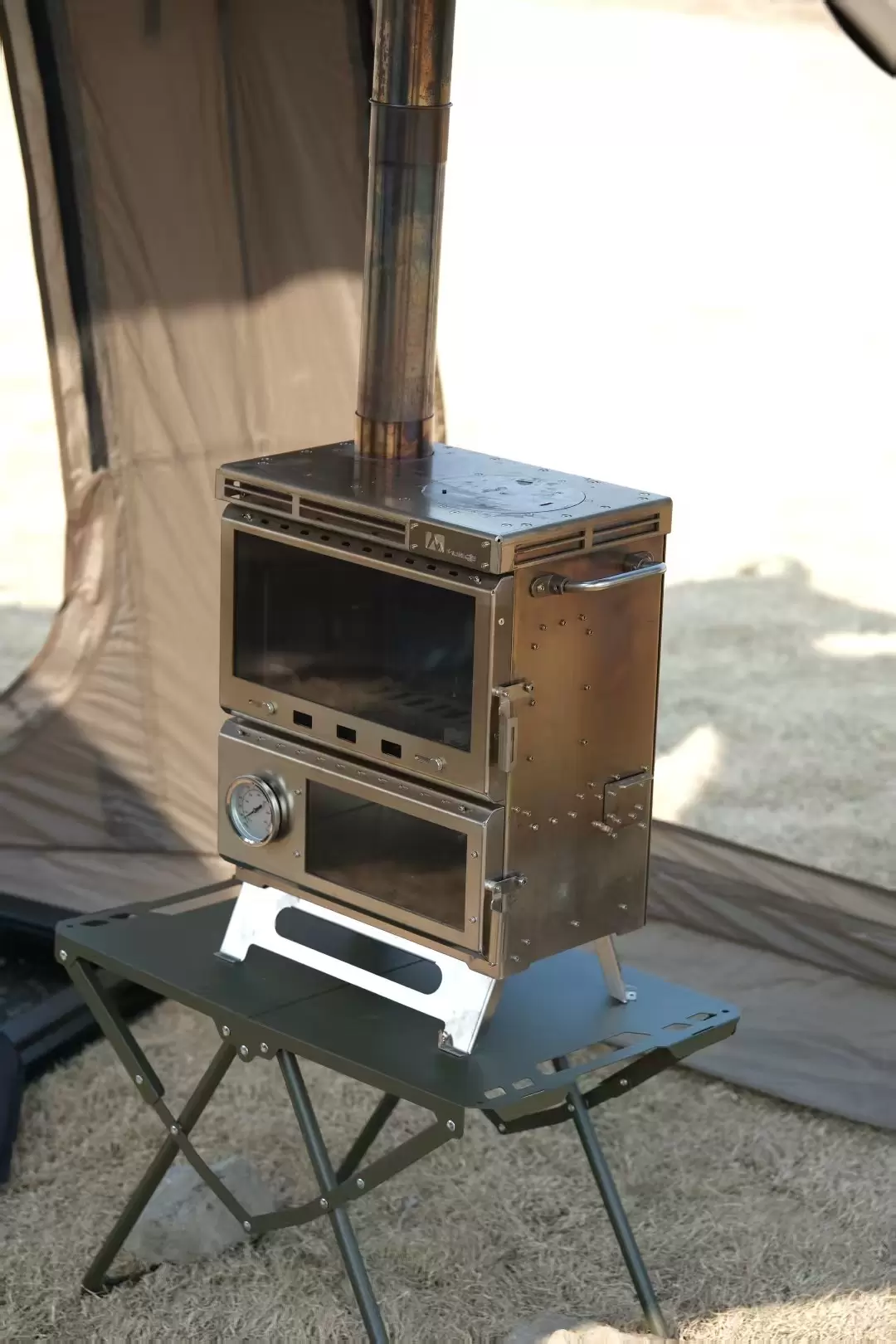 Four de camping multifonctionnel tout-en-un