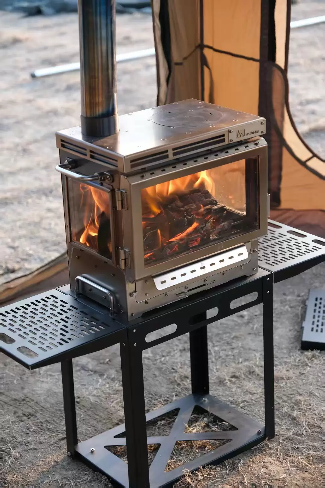 Four à tente de combustion statique adaptatif multi-scènes