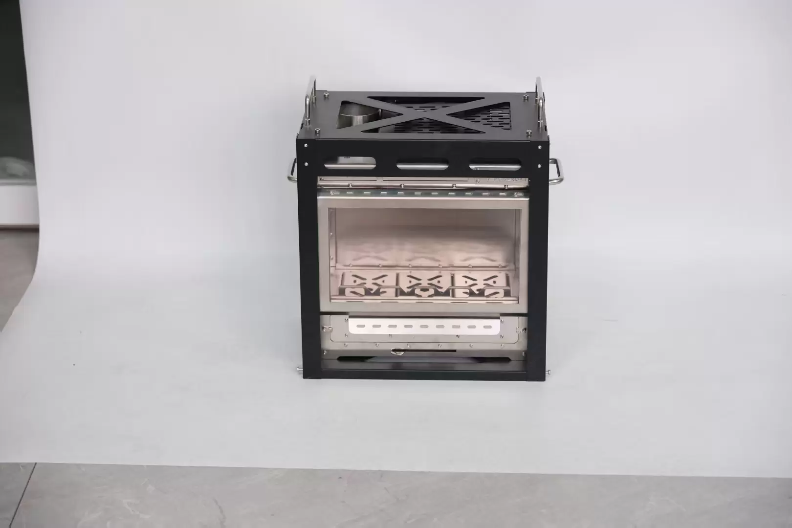Four à tente de combustion statique adaptatif multi-scènes