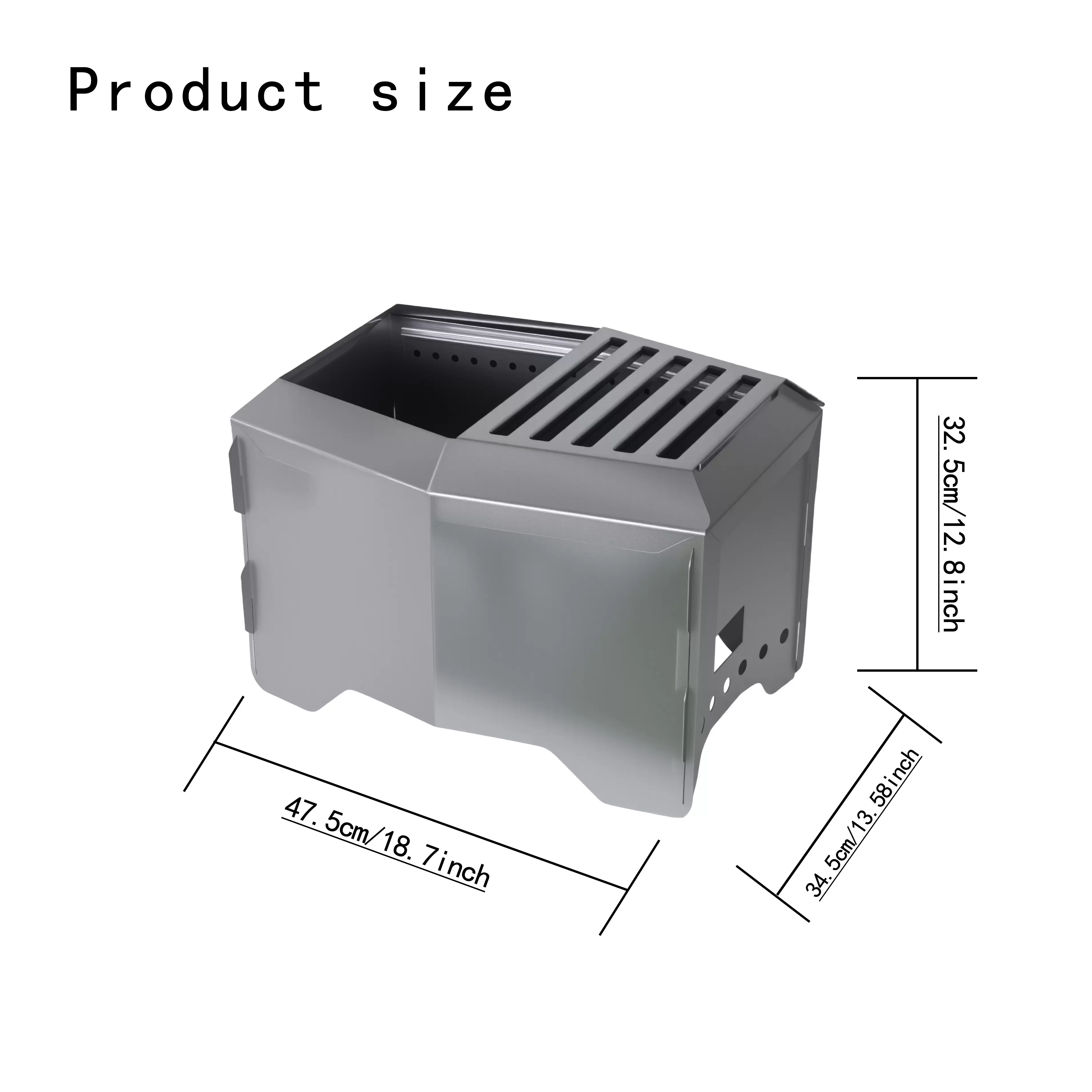Foyer secondaire pliable ultra silencieux