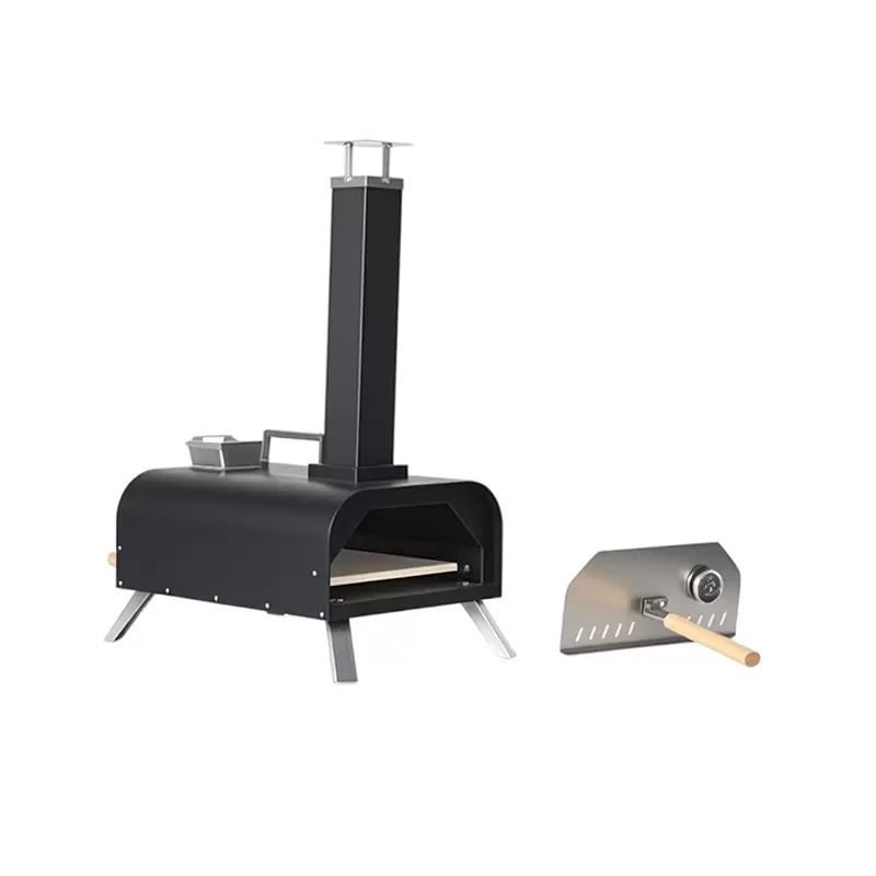 Four &agrave; pizza portatif ext&eacute;rieur en fonte