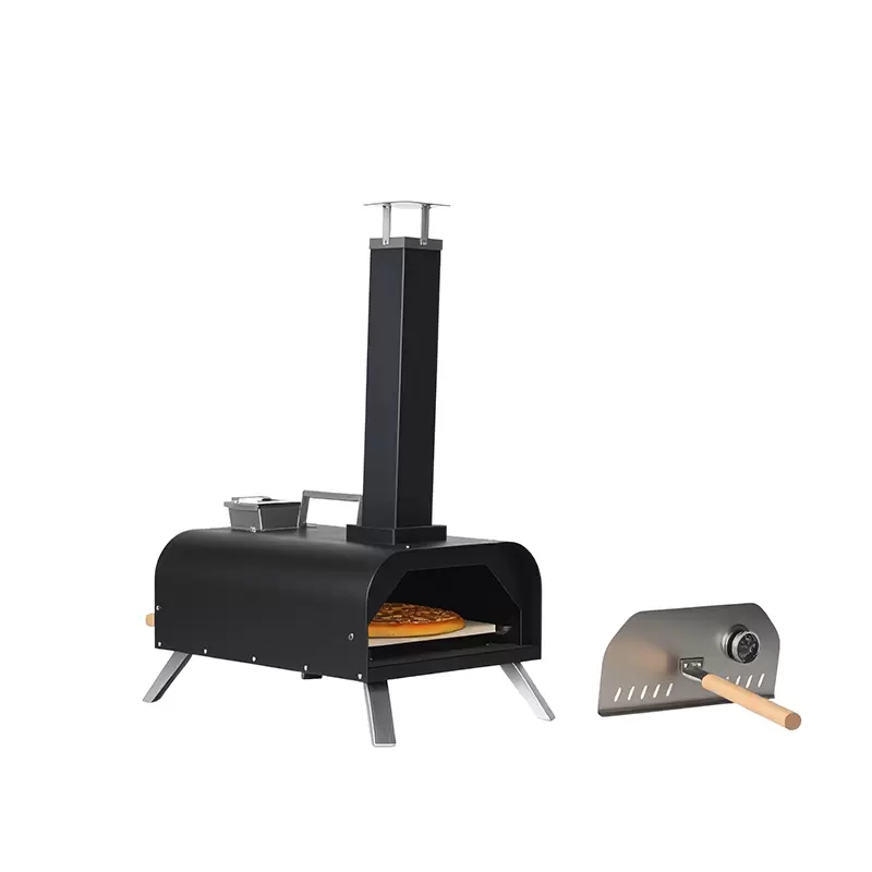 Four &agrave; pizza portatif ext&eacute;rieur en fonte