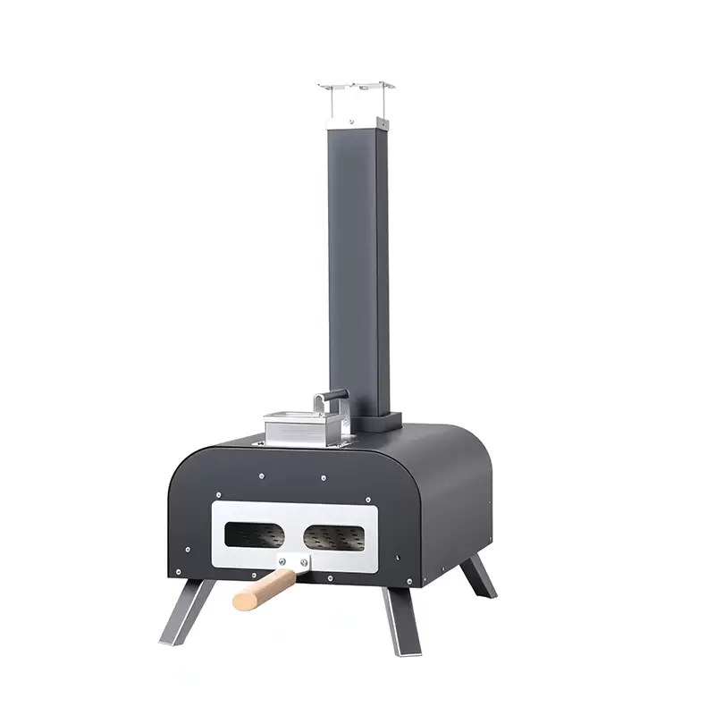 Four &agrave; pizza portatif ext&eacute;rieur en fonte
