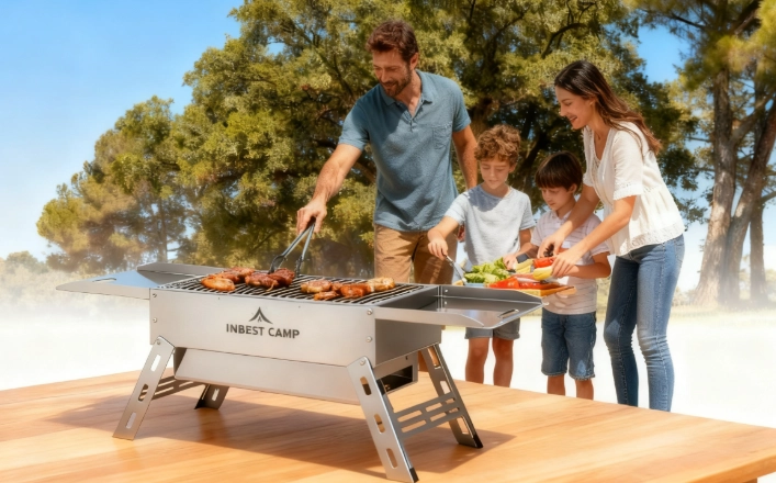 Comment choisir le meilleur fabricant de barbecues de camping ODM en Chine&nbsp;: conceptions certifiées, protection par brevet et entreposage mondial par INBESTCAMP