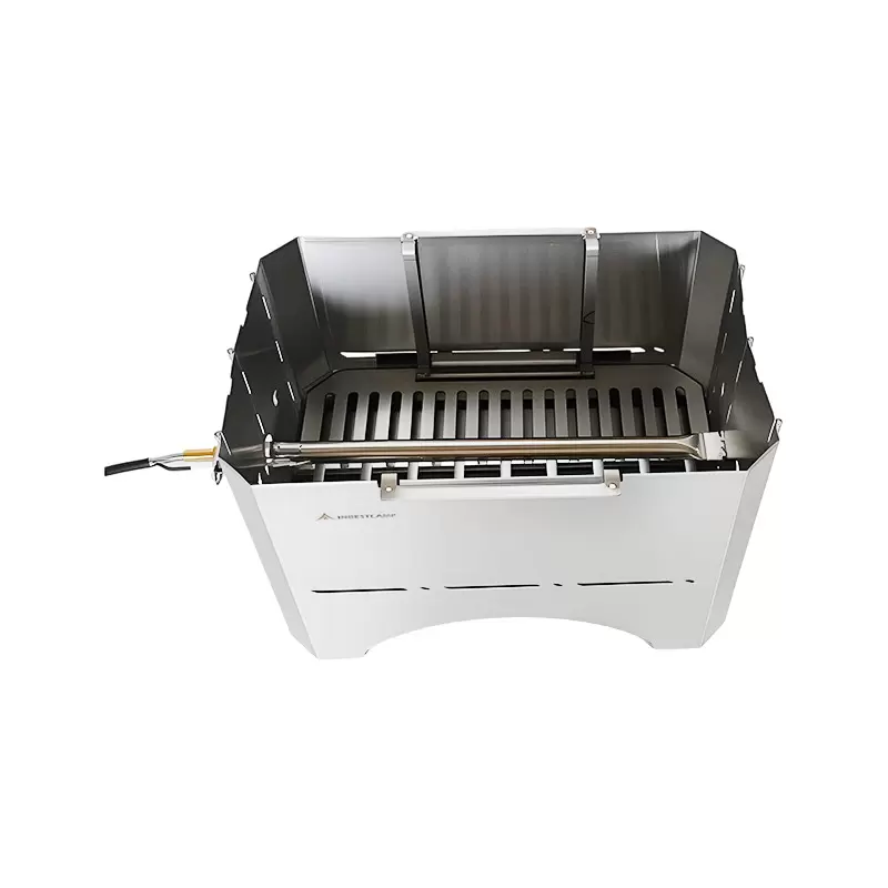 Barbecue au charbon de bois pliable