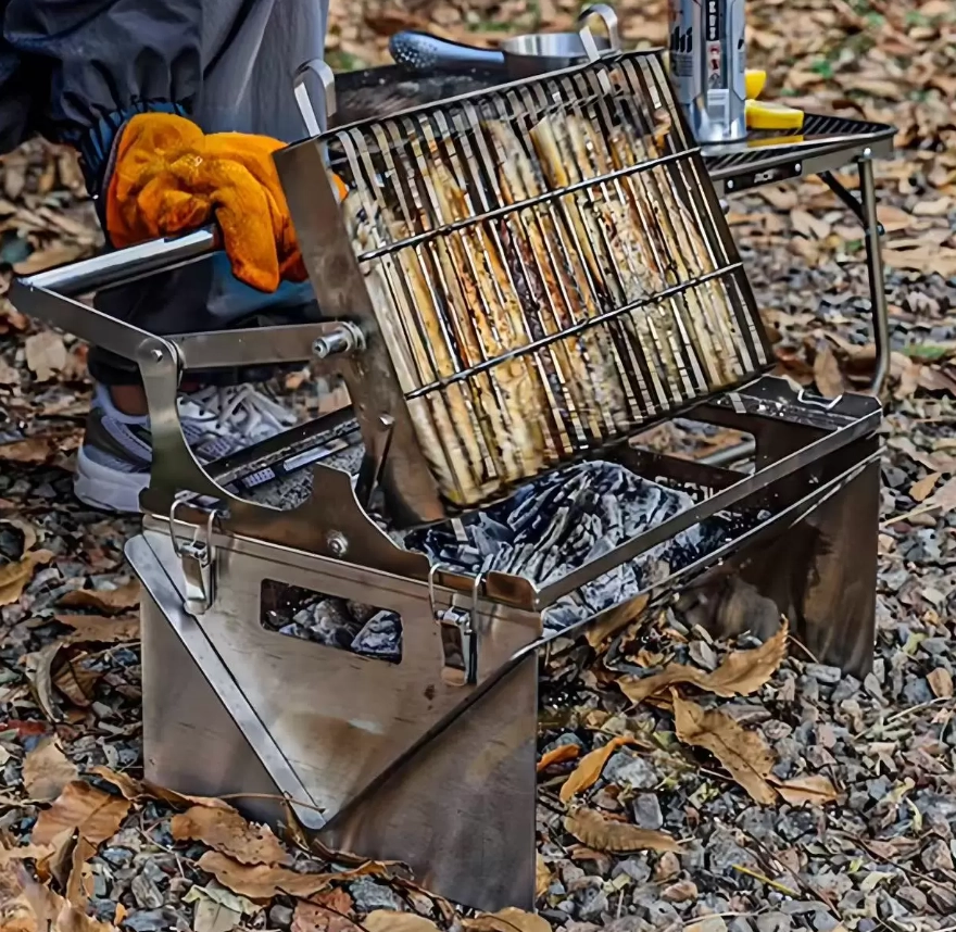 barbecue pliable tout-en-un