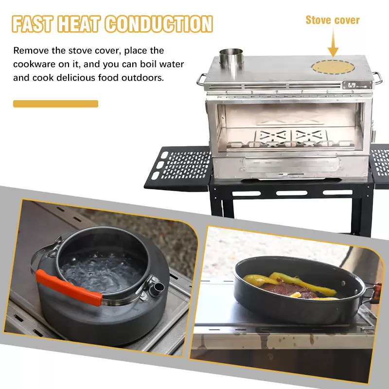 Poêle à bois pour tente de camping ODM