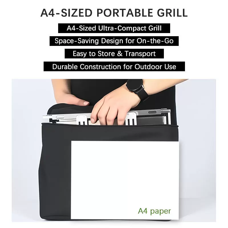 Barbecue de camping pliable