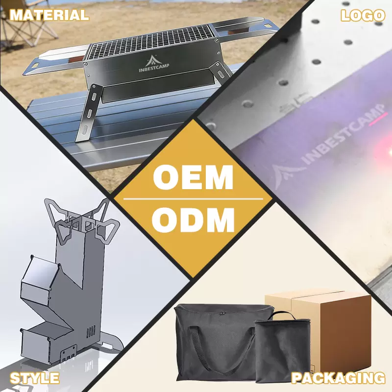Po&ecirc;le &agrave; bois portatif direct d'usine OEM ODM pour les distributeurs